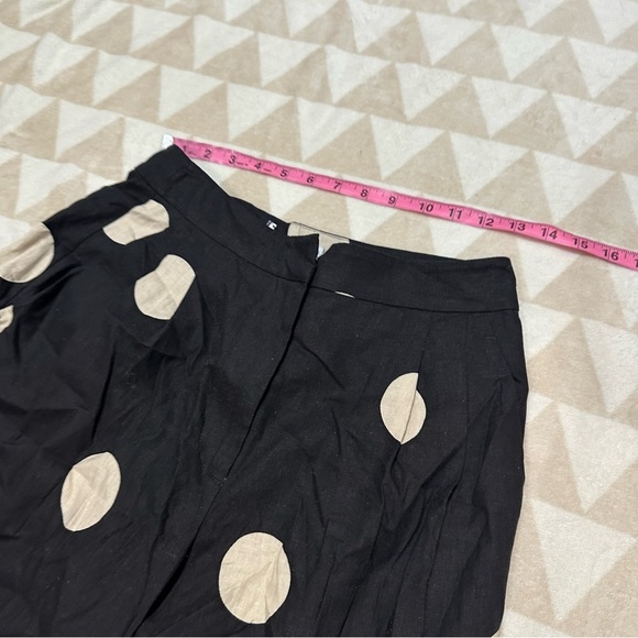 Tanya Taylor Kenia pants black with cream polka dots - Picture 5 of 5